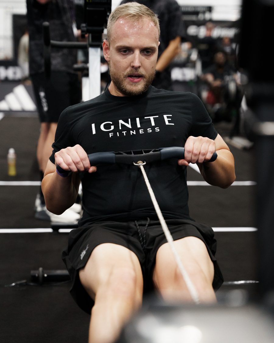 Luke Robinson training